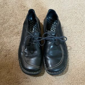 Josef Seibel Women’s Black Oxford Shoes Size 38